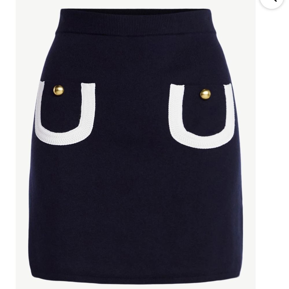NEW Free Assembly Women's Tipped Patch Pocket Mini Sweater Skirt Large (12-14)